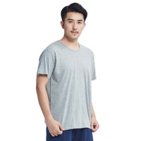 YOUR SUN 宜而爽 1941111-2 男士T恤打底衫 (2件装、M/165、浅麻灰)