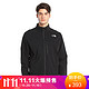 11日预售：TheNorthFace北面春季新品防风防泼水户外男软壳夹克|368I JK3/黑色 L