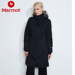 Marmot 土拨鼠 J76560 户外保暖拒水羽绒女式长款羽绒服