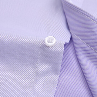 雅鹿 513 男士长袖衬衫 紫色 43