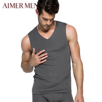 AIMER MEN 爱慕先生 NS11S31 男式跨栏背心 (185/XL、深灰色)