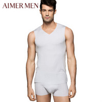 AIMER MEN 爱慕先生 NS11S31 男式跨栏背心 (185/XL、浅灰色)