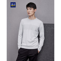 HLA 海澜之家 HNZAD3E030A 男士净色圆领套头毛衣