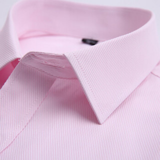 雅鹿 512 男士长袖衬衫 粉色 39