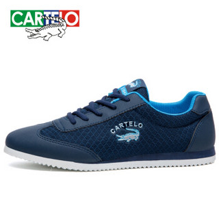 CARTELO KDLK20 男士网面运动鞋 蓝色 44