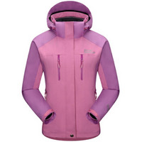 ALPINT MOUNTAIN 620-604 女士冲锋衣两件套三合一套绒 粉红 M