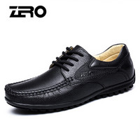 ZERO 9892 男士柔软手工皮鞋 系带款 黑色 39