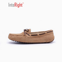 InteRight 男士豆豆鞋 (42、栗色)