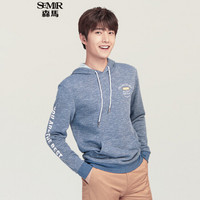 Semir 森马 19057161209 男士连帽卫衣 花蓝色调 S