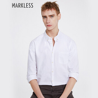  Markless CSA7504M 男士长袖衬衫 白色 170/M