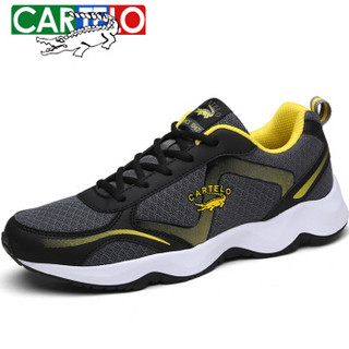 CARTELO CQ8289 男士休闲跑步鞋 深灰色 39