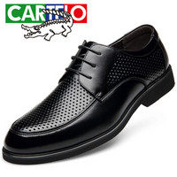 CARTELO 3512 男士镂空商务皮鞋 黑色 42