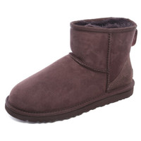 UGG 5854 女士低筒雪地靴 巧克力色 39