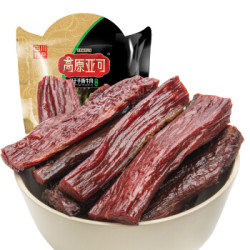 棒棒娃 休闲肉脯零食大礼包 高原亚可风干手撕牛肉干五香味368g 四川特产 节日送礼 肉类熟食小吃 *3件