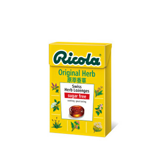 Ricola 利口乐 原萃香草润喉糖 (盒装、40g)