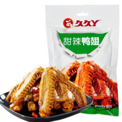 久久丫 甜辣鸭翅 136g *10件