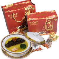 宫品 有机即食海参 品尊500g 5-7只 野生大刺参礼盒装 海鲜水产