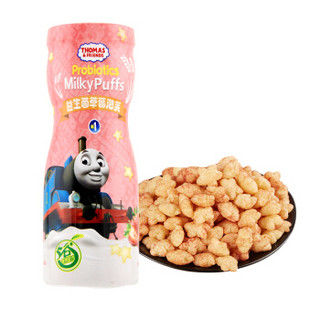 Thomas & Friends 托马斯&朋友 益生菌牛奶泡芙 (草莓味、60g)