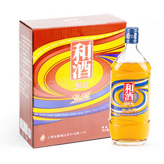 和酒 黄酒 悦合 (金悦合蓝悦合) 特型半干型黄酒 500ml*2瓶 礼盒装