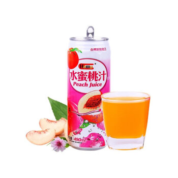 hamu哈姆水蜜桃汁飲料490ml4件