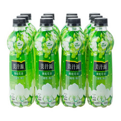 美汁源 Minute Maid 爽粒花语 白葡萄汁 420ml*12瓶 *3件