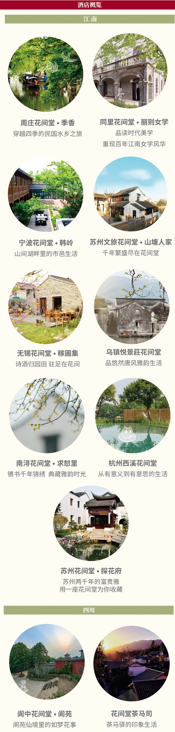 花间堂 全国13城20店通用2晚房券 含早餐+免费minibar
