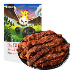 蜀道香 肉干肉脯零食 手撕牛肉条 香辣牛肉干100g *4件