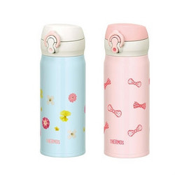  THERMOS 膳魔师 JNL-402 NV-Y 一触式开型 真空保温杯 400ml *2件