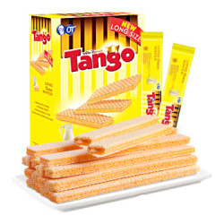印尼进口 Tango威化饼干 乳酪夹心威化饼干160g *14件