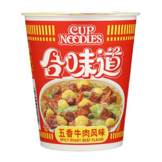 NISSIN 日清食品 日清方便面 (1008g、五香牛肉、箱装、12杯)