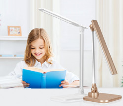 欧普照明OPPLE LED台灯护眼灯学习学生书桌卧室宿舍寝室节能儿童阅读灯触控智能5-9W自然光（3300-5000K）