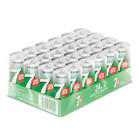 七喜7up  低糖柠檬味 汽水  330ml*24听