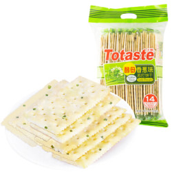 Totaste 土斯 香葱味苏打饼干 350g *12件