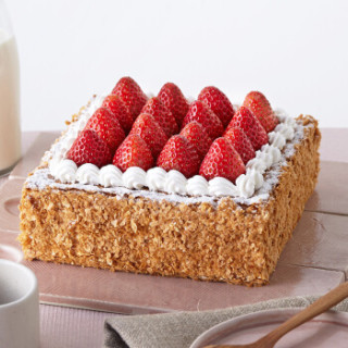 lecake诺心草莓拿破仑蛋糕1磅