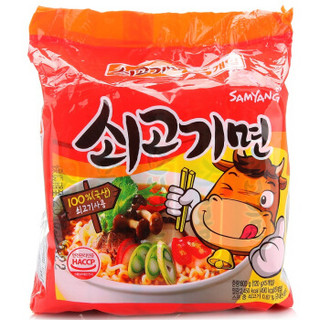 SAMYANG 三养 方便面 牛肉味 600g(120g*5包)