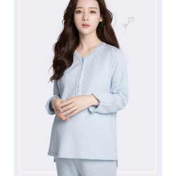 PINKPANDA 粉猫妈妈 孕妇哺乳家居服套装
