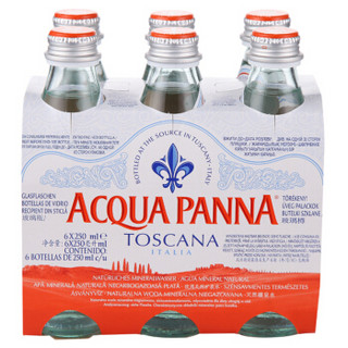  Acqua Panna 普娜 天然矿泉水 250ml*6瓶