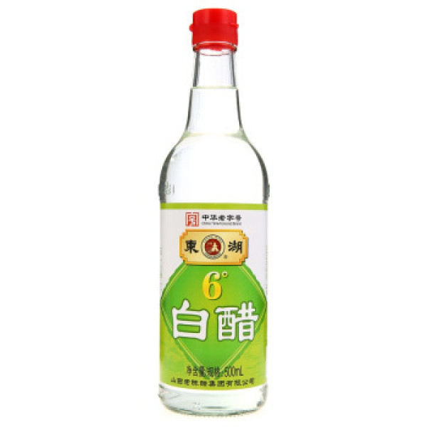 商品东湖6度白醋 500ml/瓶