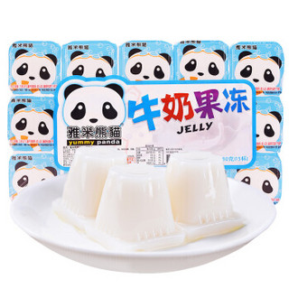 雅米熊猫 椰果果冻 牛奶味 480g