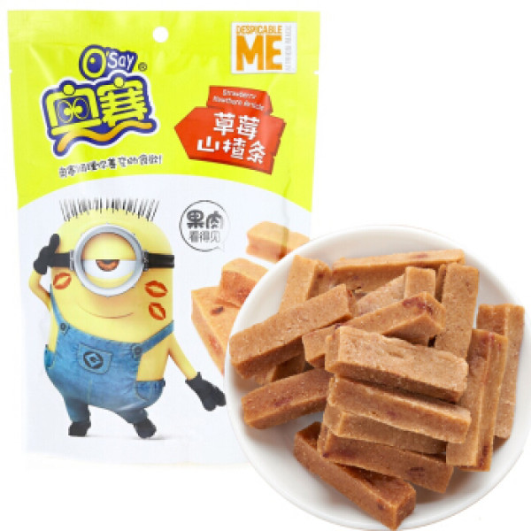 商品osay 奥赛 草莓山楂条 118g