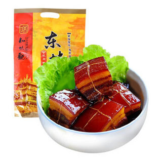 知味观 杭州特产 熟食 东坡肉 300g *4件+凑单品