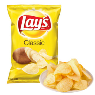 商品lays 乐事 原味薯片 (袋装,184.2g )