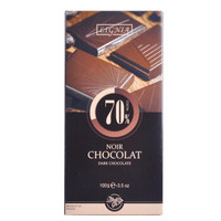 法国进口 利尼雅 70%可可非凡黑巧克力 100g