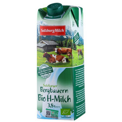 SalzburgMilch 萨尔茨堡 全脂有机纯牛奶 1L *10件