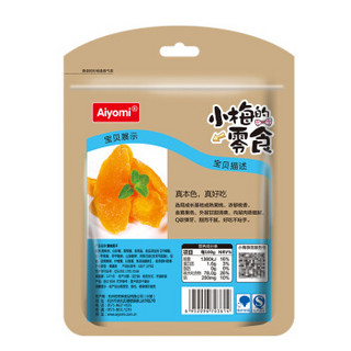 Aiyomi 哎呦咪 小梅的零食 黄桃果干 88g