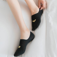 橙棉 254897 女士纯棉船袜 5双装