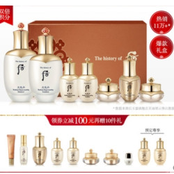 WHOO 后 天气丹 花献水乳霜7件套 赠超值10件套