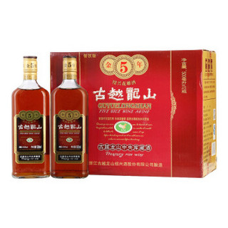  古越龙山 中央库藏酒 金5年 绍兴黄酒 500ml*12瓶