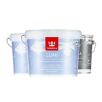 TIKKURILA 芬琳漆 北极雪超白威玛漆 3L套餐