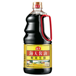 海天 鲜味生抽酱油 1.28L *4件